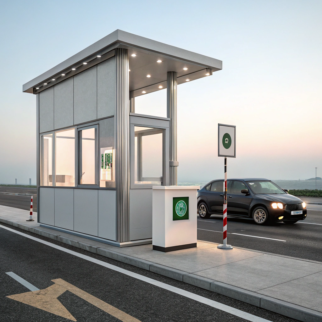 Toll booth illustration